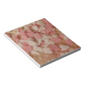 Bloc-note Coeurs de Saint-Valentin rose, Décoration de gâtea (Incliné)