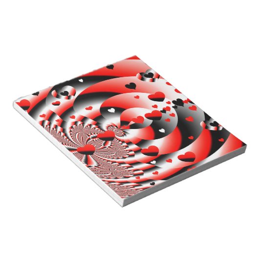 Bloc-note Coeurs flottants (Incliné)