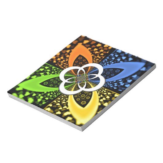 Bloc-note Coeurs Iridescente Polka sans soudure Point Art Ab (Tourné)