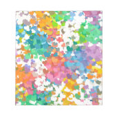 Bloc-note Coeurs Pastel Confetti (Devant)