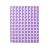 Bloc-note Cœurs violets (Tourné)