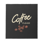 Bloc-note Coffee Please Coffee Lover (Devant)