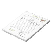 Bloc-note Coffee Shop Business Invoice Notepad (Tourné)