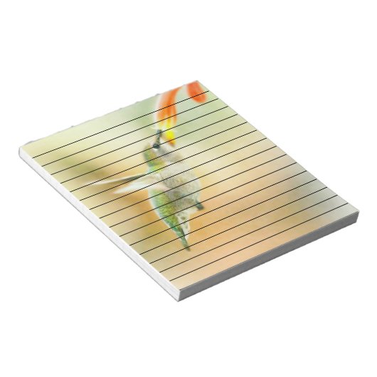 Bloc-note Colibri au petit matin (Incliné)