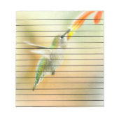 Bloc-note Colibri au petit matin (Devant)