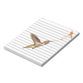 Bloc-note Colibri et fleur (Tourné)