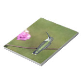 Bloc-note Colibri et Zinnia (Tourné)