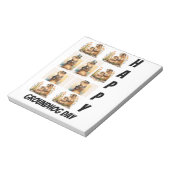 Bloc-note Collage de photos personnalisées Jour 9 (Tourné)