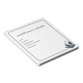 Bloc-note Collecte de coquillages étiquette organisation (Incliné)