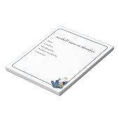 Bloc-note Collecte de coquillages étiquette organisation (Tourné)