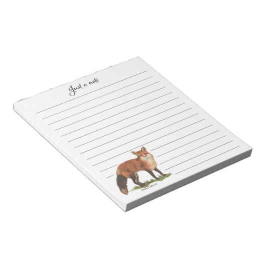 Bloc-note Collection Australian Fox Note Pad (Incliné)