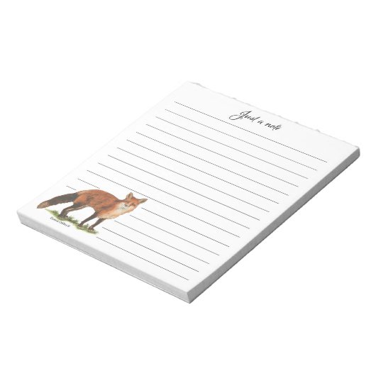 Bloc-note Collection Australian Fox Note Pad (Tourné)
