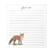 Bloc-note Collection Australian Fox Note Pad (Devant)