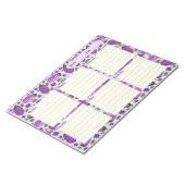 Bloc-note Collection Blush & Bloom Aubergine – Douce Lilas (Incliné)