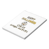 Bloc-note Collection Chill et Relaxe Joy Halloween (Tourné)