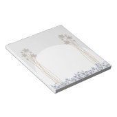 Bloc-note Collection de notes en fleur minimale (Incliné)