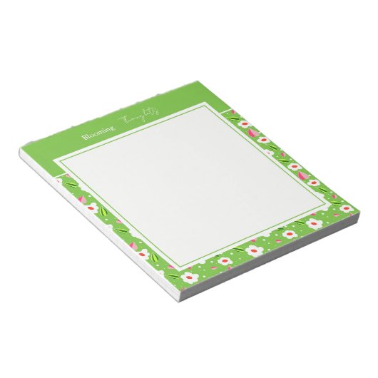 Bloc-note Collection florale Spring Meadow Whimsy (Incliné)