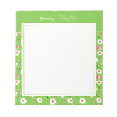Bloc-note Collection florale Spring Meadow Whimsy (Devant)