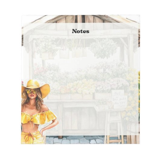 Bloc-note Collection Notes d'été (Devant)