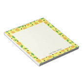 Bloc-note Collection Poires Dorées Jaune Clair (Incliné)