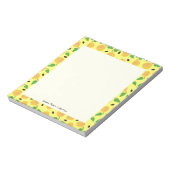 Bloc-note Collection Poires Dorées Jaune Clair (Tourné)