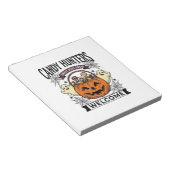 Bloc-note Collectionneur de bonbons Halloween Gravure vintag (Incliné)