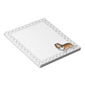 Bloc-note Colley Rough Sable Chien de Dessin Animé Mignon &  (Incliné)