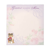 Bloc-note Collie Heart Maman (Devant)