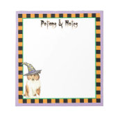 Bloc-note Collie Witch (Devant)