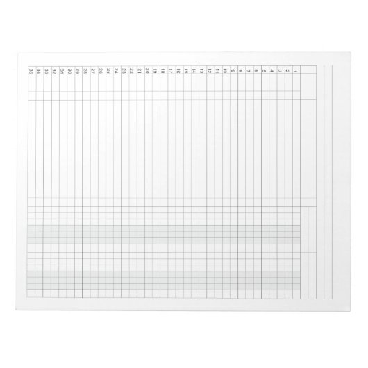 Bloc-note Colonne Comptabilité 2 (Devant)