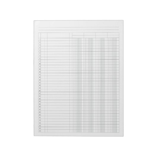 Bloc-note Colonne Comptabilité 4 (Tourné)