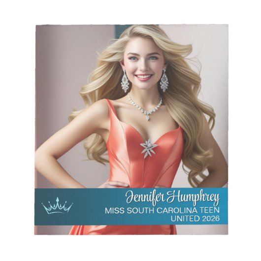 Bloc-note Color Pop Pageant Autograph Pad Notepad (Devant)