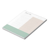Bloc-note Colorbloc vert tendance (Tourné)