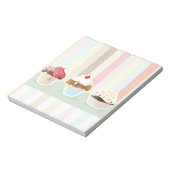 Bloc-note coloré cupcake (Tourné)