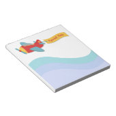 Bloc-note Coloré, jolie note spéciale avion (Incliné)