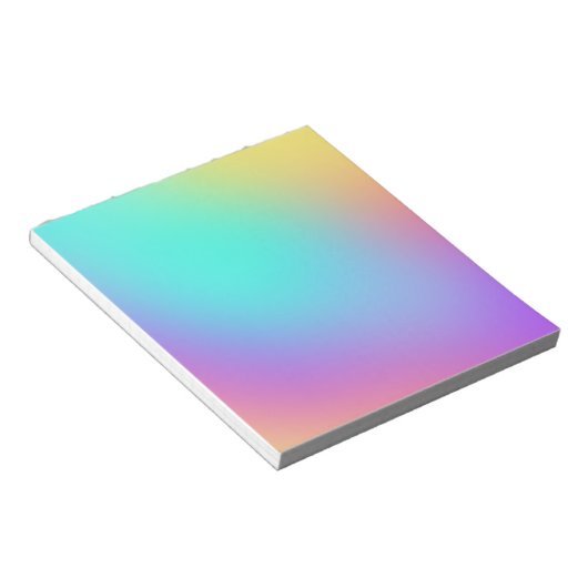 Bloc-note Coloré Pastel Gradient (Incliné)