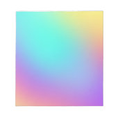 Bloc-note Coloré Pastel Gradient (Devant)