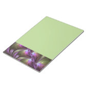 Bloc-note Colorful Abstract Violet Purple Khaki Fractal Art (Incliné)