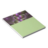 Bloc-note Colorful Abstract Violet Purple Khaki Fractal Art (Incliné)