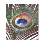 Bloc-note Colorful Copper Peacock Feather (Devant)