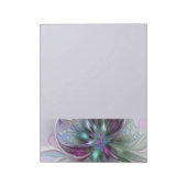 Bloc-note Colorful Fantasy Abstract Modern Fractal Flower (Tourné)