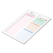 Bloc-note Colorful Minimalist Custom Daily Planner (Incliné)
