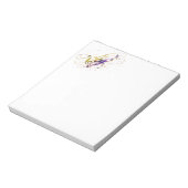 Bloc-note Colorful music splatter (Tourné)