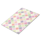 Bloc-note Colorful quatrefoil pattern (Incliné)