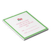 Bloc-note Combien de baisers Cartes de Guérison Tropical (Incliné)