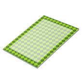 Bloc-note Combinaison verte motif diamant par STaylor (Incliné)
