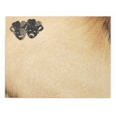 Bloc-note Comédie rustique et théâtre de tragédie (Devant)