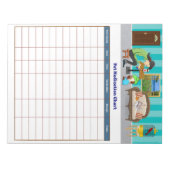 Bloc-note ComfyPaws - Organigramme des médicaments pour anim (Devant)