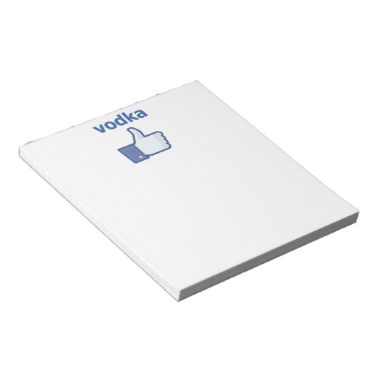 Bloc-note COMME la vodka (Incliné)