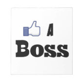 Bloc-note Comme Un Patron (Devant)